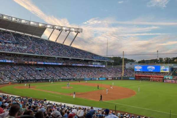 Kauffman Stadium, section: 240, row: HH, seat: 8