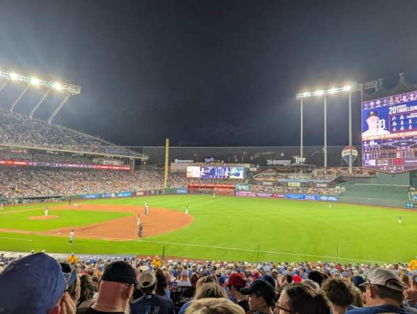 Kauffman Stadium, section: 240, row: HH, seat: 6