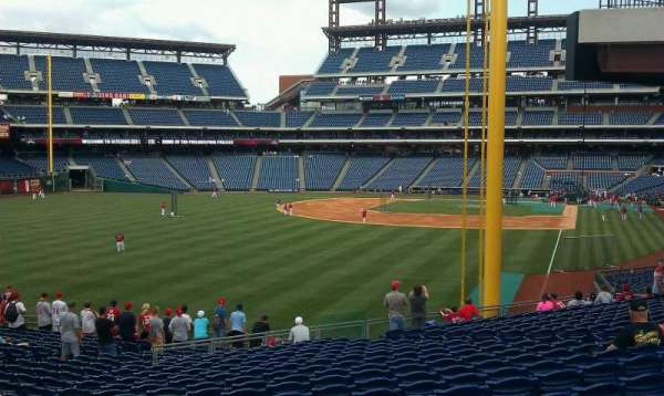 Citizens Bank Park, section: SRO, row: 1