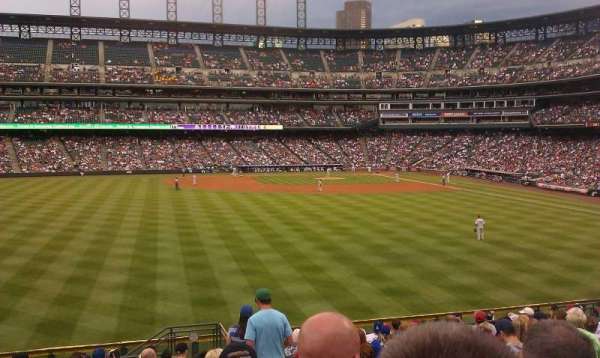 Coors Field, section: 155, row: 18, seat: 7