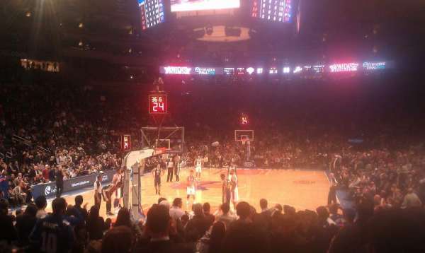 Madison Square Garden, section: 9, row: 16, seat: 1