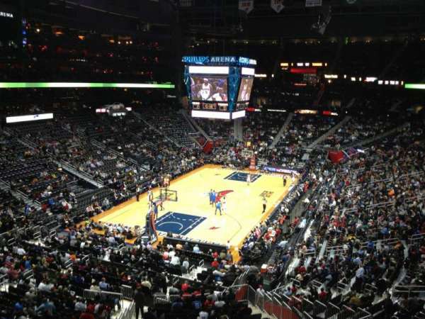 State Farm Arena, section: 201, row: A, seat: 14