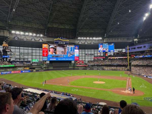 American Family Field, section: 222, row: 5, seat: 1
