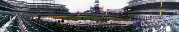Coors Field, section: 116, row: 9, seat: 8