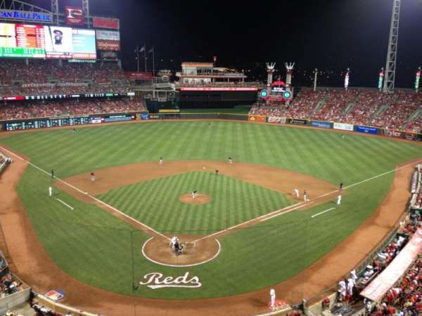 Great American Ball Park, section: 424, row: B, seat: 6
