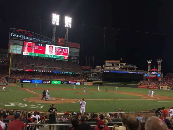 Great American Ball Park, section: 25, row: G, seat: 12