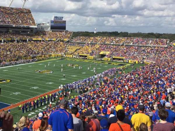 Camping World Stadium, section: 115, row: V, seat: 8