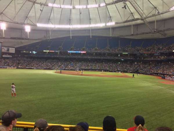 Tropicana Field, section: 141, row: W, seat: 5