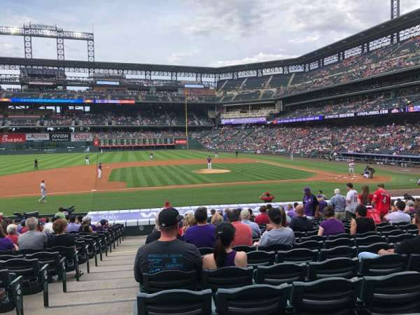 Coors Field, section: 138, row: 23, seat: 11