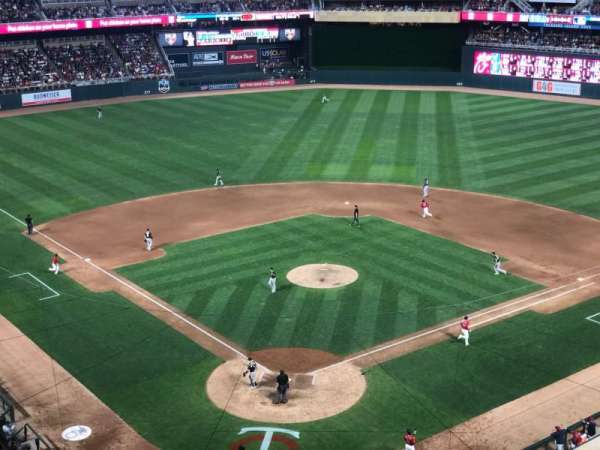 Target Field, section: 214, row: 1, seat: 10