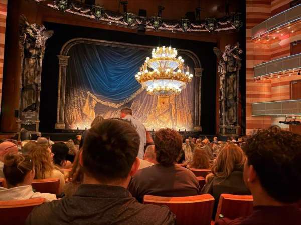 Eccles Theater, section: Center Orchestra, row: P, seat: 12