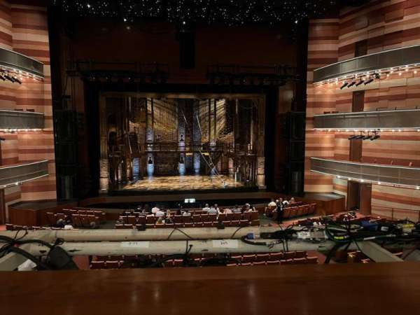 Eccles Theater, section: Tier 1 Center, row: A, seat: 12