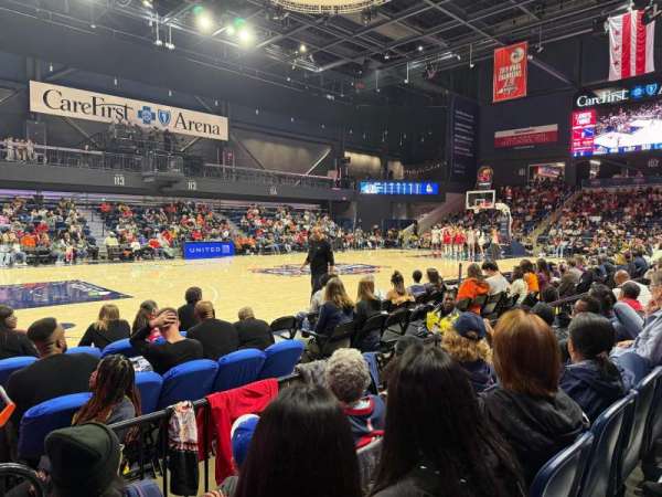 CareFirst Arena, section: 107, row: CC, seat: 15