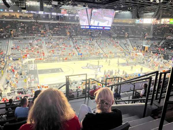 Michelob Ultra Arena, section: 218, row: F, seat: 19