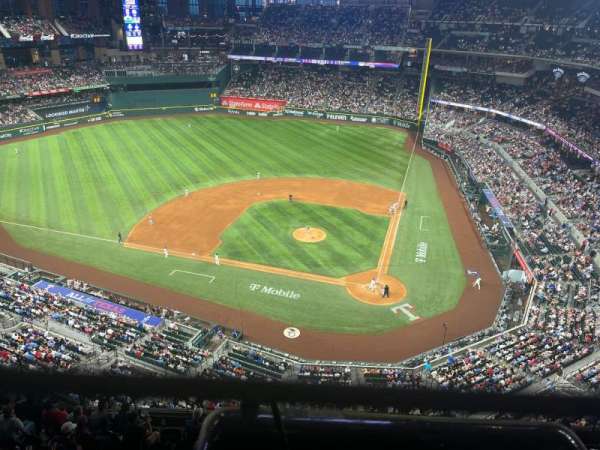 Globe Life Field, section: 310, row: 1, seat: 4