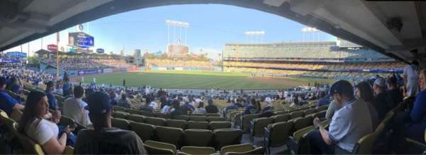 Dodger Stadium, section: 39FD, row: V, seat: 2