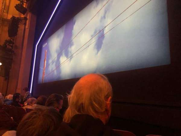 Booth Theatre, section: Orchestra R, row: B, seat: 10