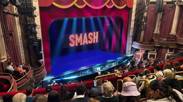 Imperial Theatre, section: Front Mezzanine L, row: F, seat: 104