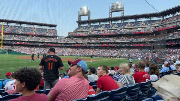 Citizens Bank Park, section: 136, row: 8, seat: 8