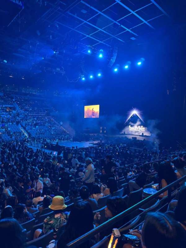 Michelob Ultra Arena, section: 119, row: 12, seat: 5