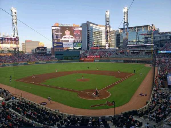 Truist Park, section: 227, row: 1, seat: 6