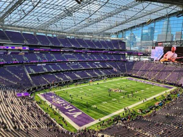 U.S. Bank Stadium, section: 319, row: A, seat: 13