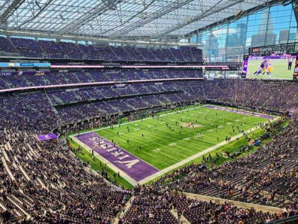 U.S. Bank Stadium, section: 319, row: A, seat: 14