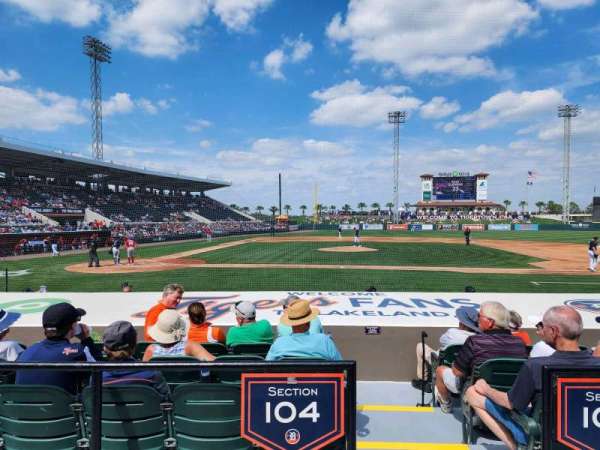 Joker Marchant Stadium, section: 204, row: A, seat: 1