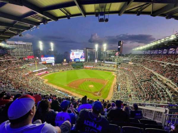 Truist Park, section: 428, row: 12, seat: 8