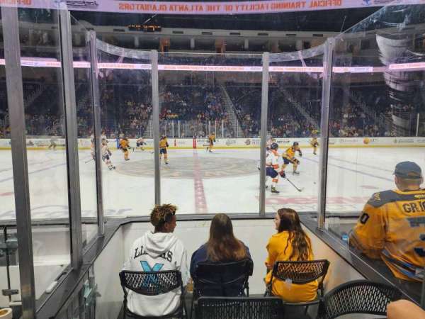 Gas South Arena, section: 105, row: B, seat: 10