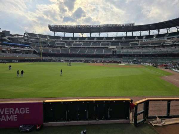 Truist Park, section: 145, row: 10, seat: 1