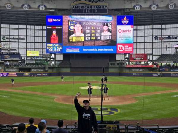 American Family Field, section: 118, row: 15, seat: 1