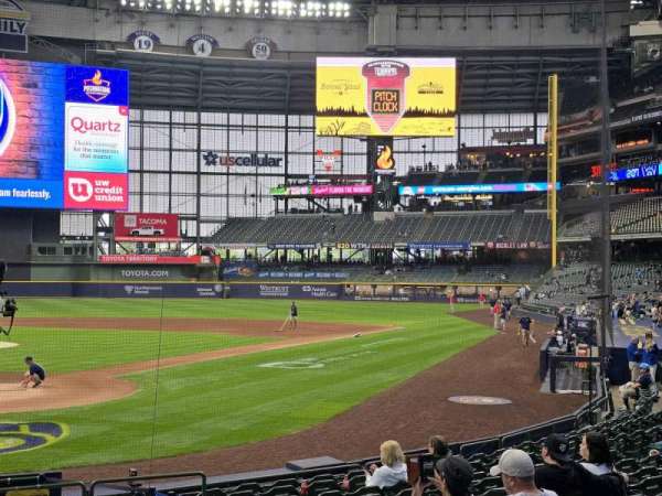 American Family Field, section: 118, row: 15, seat: 1
