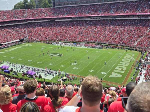 Sanford Stadium, section: 302, row: 19, seat: 11