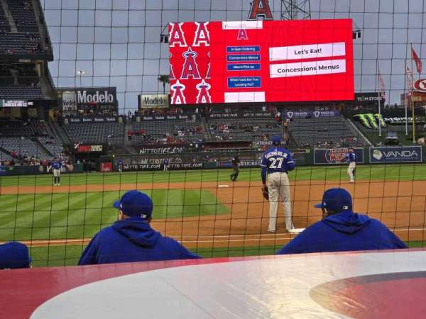 Angel Stadium, section: 125, row: C, seat: 5