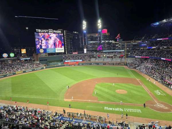 Truist Park, section: 331, row: 3, seat: 3