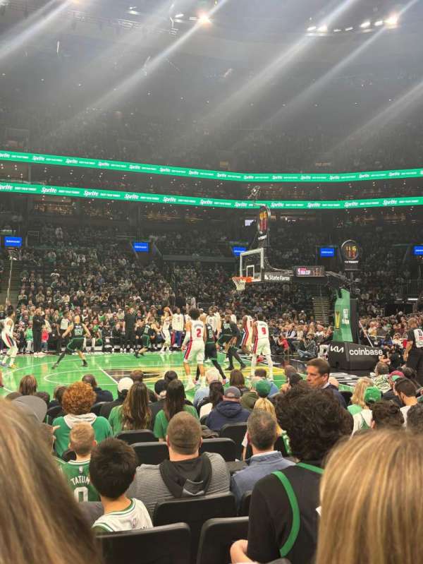 TD Garden, section: 11, row: 5, seat: 20