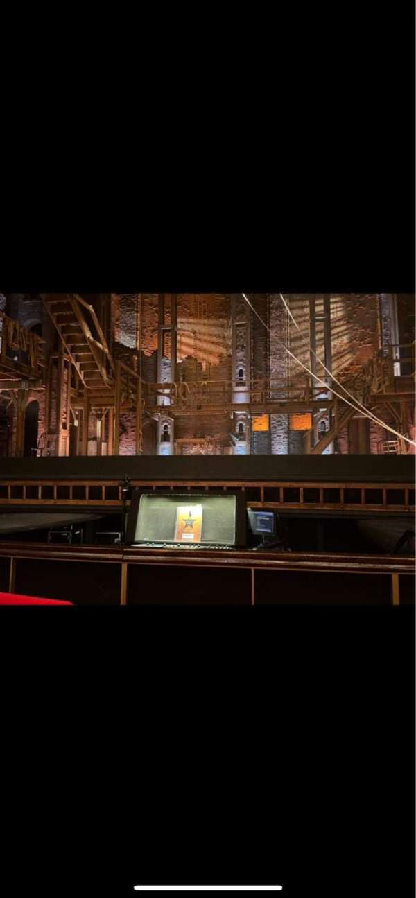 His Majesty's Theatre, London, section: Stalls, row: B, seat: 17