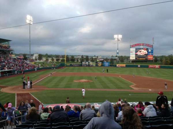 Hammons Field, section: E, row: 22, seat: 23