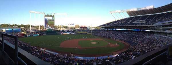 Kauffman Stadium, section: 307, row: A, seat: 1
