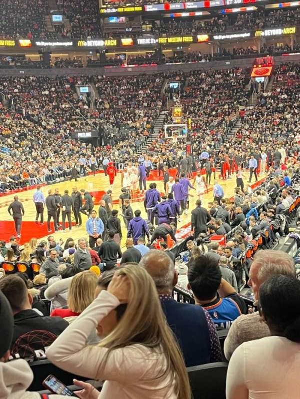 Scotiabank Arena, section: 101, row: 13, seat: 3
