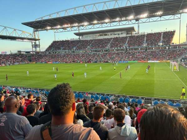 BMO Field, section: 105, row: 17, seat: 9