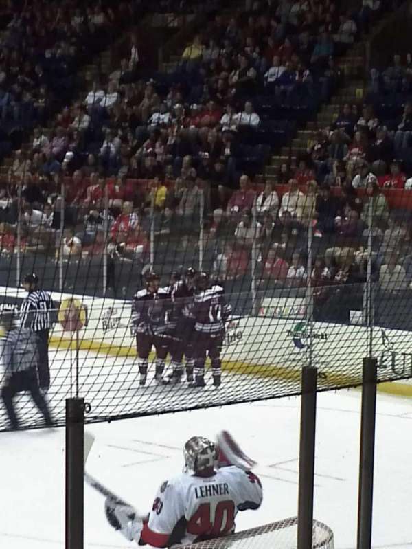 Visions Veterans Memorial Arena, section: 9, row: B, seat: 9