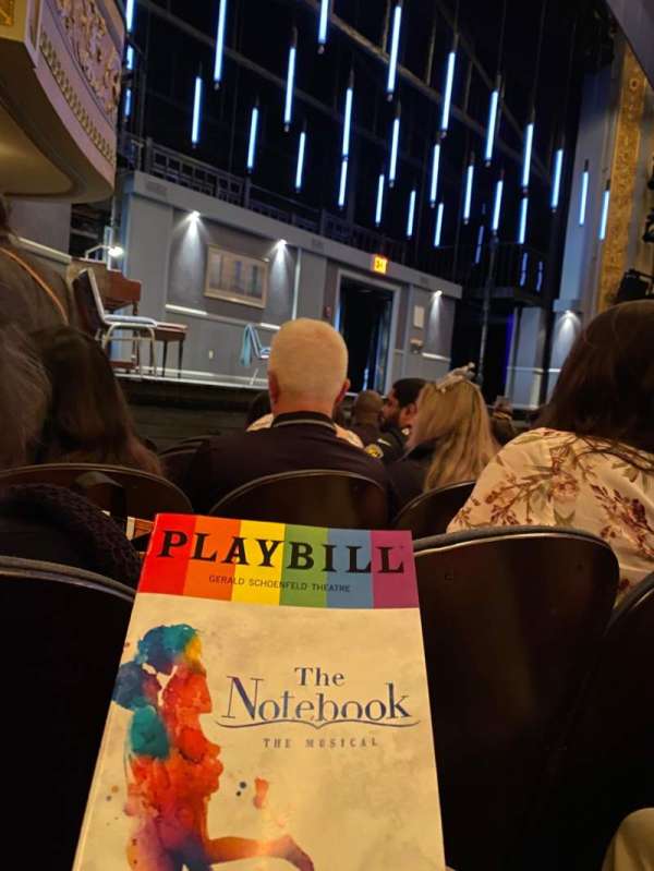 Gerald Schoenfeld Theatre, section: Orchestra L, row: G, seat: 15