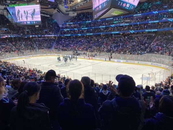 Climate Pledge Arena, section: 11, row: W, seat: 8