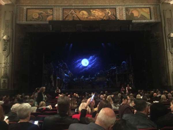 Hollywood Pantages Theatre, section: Orchestra C, row: U, seat: 109