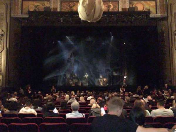 Hollywood Pantages Theatre, section: Orchestra C, row: V, seat: 108