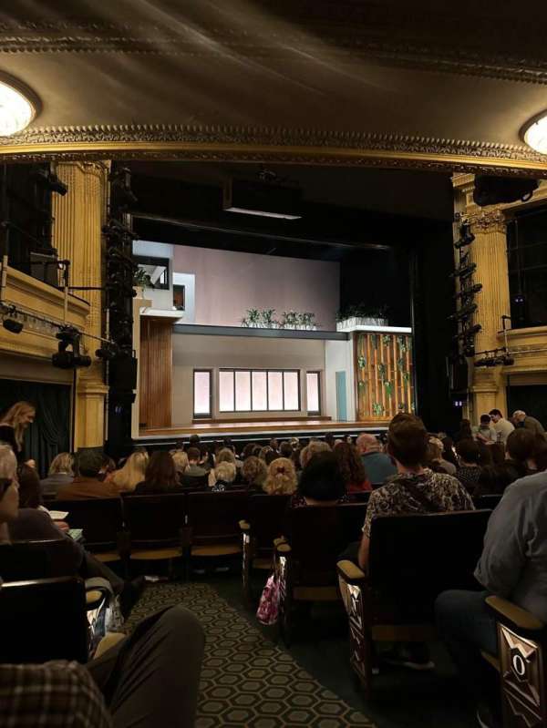 Hudson Theatre, section: Orchestra L, row: Q, seat: 1