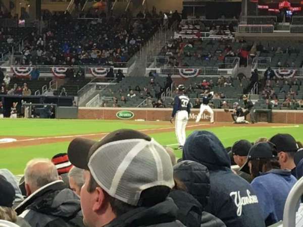 Truist Park, section: 38, row: 5, seat: 8
