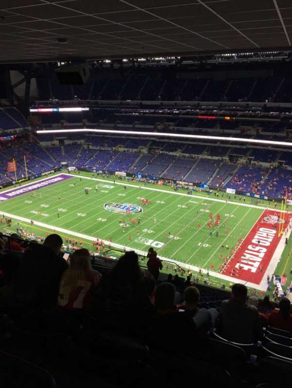 Lucas Oil Stadium, section: 635, row: 18, seat: 15